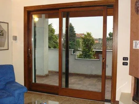 Scorrevole legno-alluminio